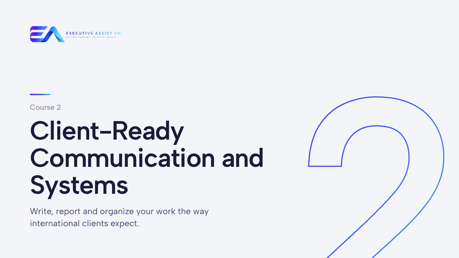 Client-Ready Communication and Systems course cover